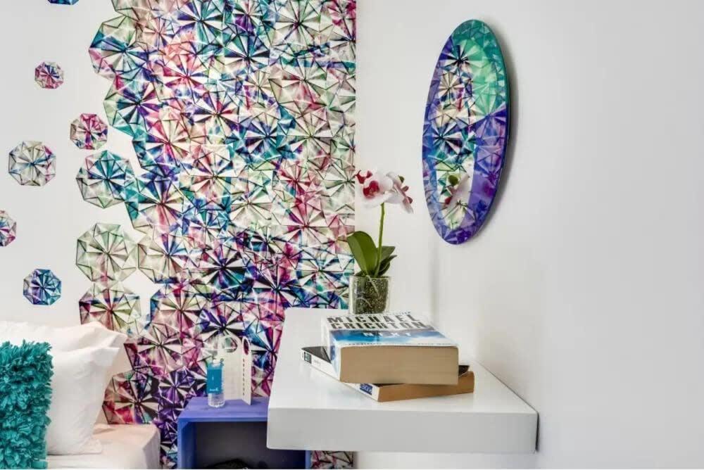 Ferienwohnung Modern & Colourful 3Bd For 9 Guests In Le Marais! Paris Exterior foto
